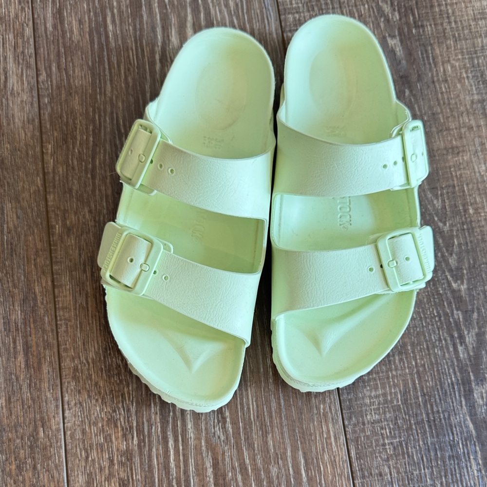 **DONATED** Green Birkenstock Sandals